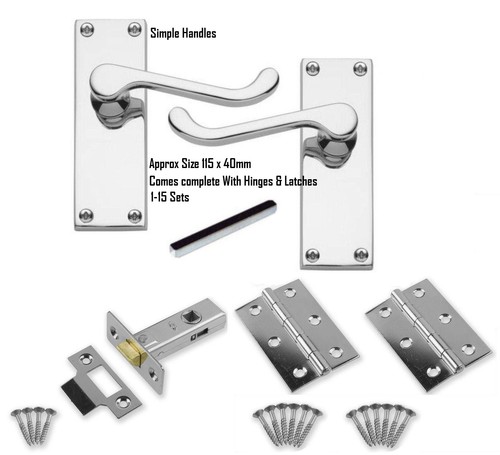 Victorian scroll latch door - scroll,