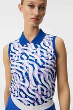 J Lindeberg Women's Annie Sleeveless Golf Top GWJT08470 Q279 Purple Sm Md  NEW