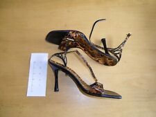 Shoes : Lotus Ladies Sandals Black Colour Leopard Effect Size 6 - 39 fashion