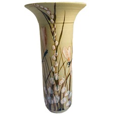 Dragonfly Stoneware Vase
