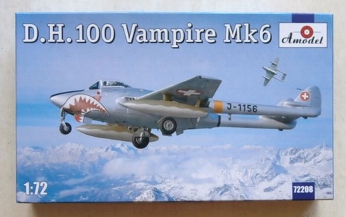Model 72208 dh vampire - a, 1/72