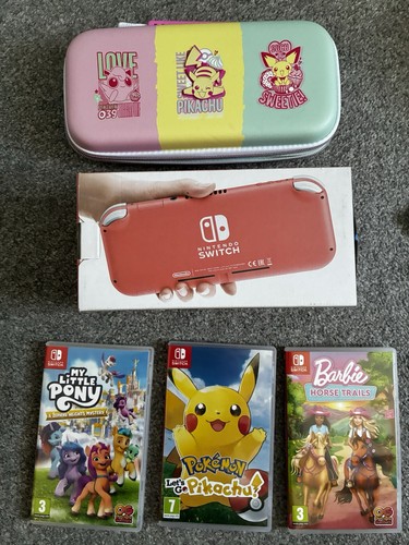 Nintendo switch lite coral - switch,