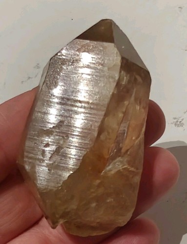 Natural citrine record - -,