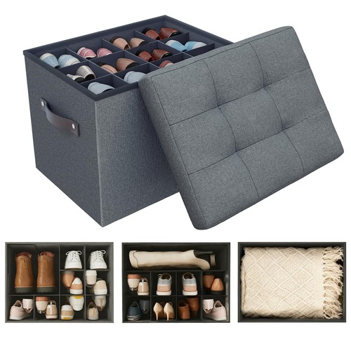 Storage ottoman shoe - storage, organizer