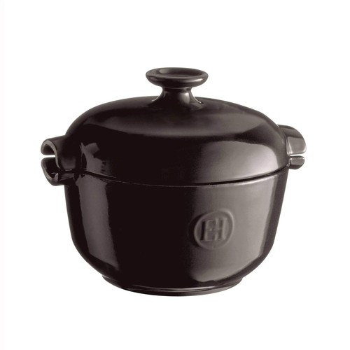 Emile henry rice pot - emile, charcoal