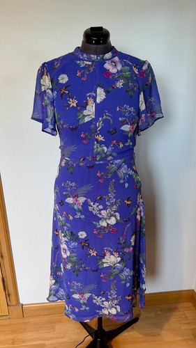 Oasis cobalt blue floral - blue,