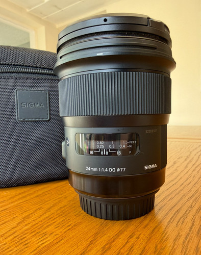 Sigma 24mm hsm art - f1.4,