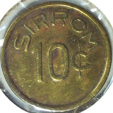 SIRROM 10 ¢ - BLANK REVERSE -