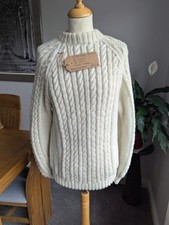 Hand Knitted By Me Unisex Aran Sweater