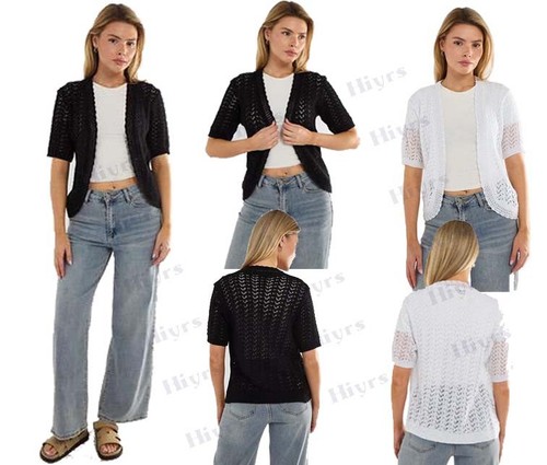 Womens knitted shrug - knitted,