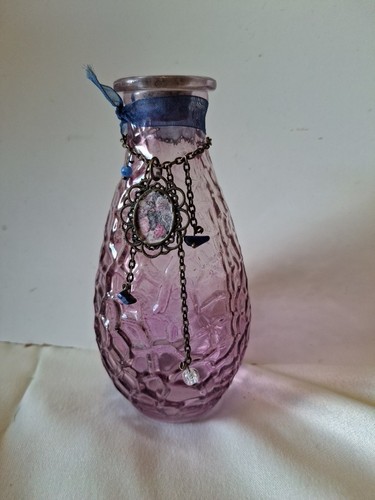 Pink glass decorative water - decorative,