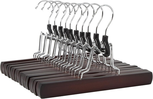 Wooden pants hangers cherry - pants,