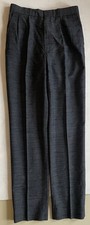 Vtg 1970s 1940s Style Revival Mens Flecked Trousers