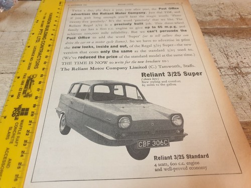 1965 reliant super wheeler - 1965, 3