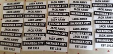 Pack of 25 X Swansea City FC Stickers - Flag Scarf Shirt Badge Print Hat Replica