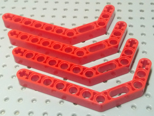 Lego technic beam bent - beam, twice