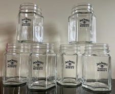 6 Jack Daniels Honey Jars