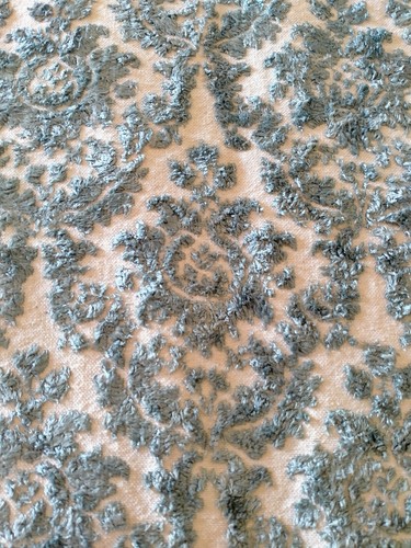 Vintage damask cut chenille - chenille, on
