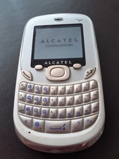 ALCATEL- WHITE OT-355 MOBILE PHONE (ORANGE)