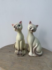 Siamese Cat Figures, Vintage