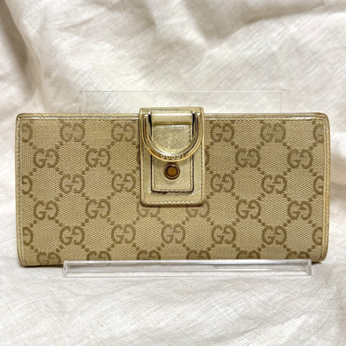 Gucci canvas long wallet - canvas,