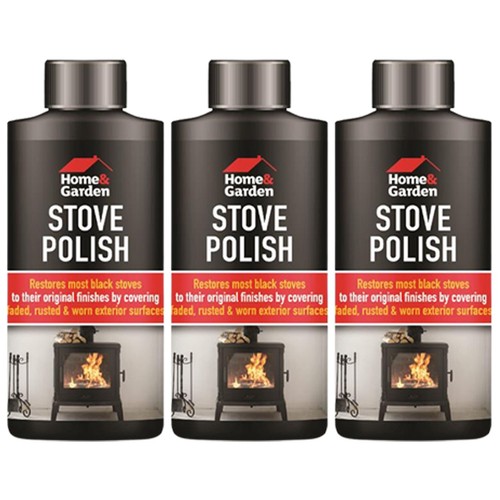 Black stove polish - 3x,