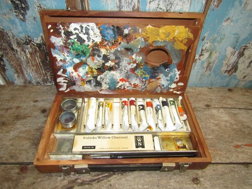 Vintage artists palette - palette, &