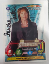 SIGNED PENELOPE WILTON DR WHO ALIEN ARMIES CARD CHARITY AUCTION HARRIET JONES PM