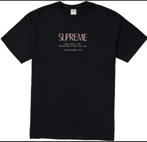 Supreme anno domini tee black - supreme,
