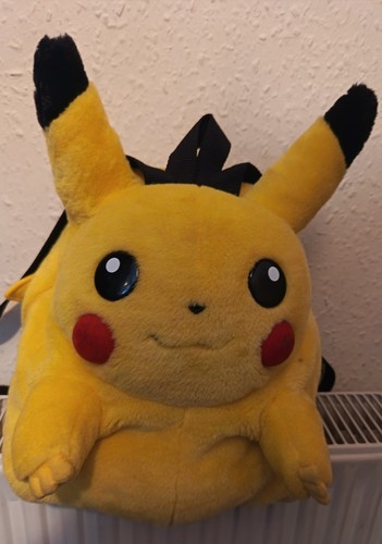 Pikachu plushie backpack - pikachu,