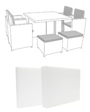 12pc Foam Replacement Cushion