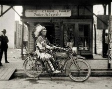 Vintage Indian Motorcycle