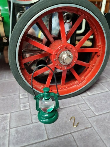Green oil lamp lantern - lantern, and