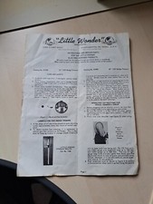 Little Wonder Hedge Trimmer Edger Instructions 16" 30" 110v Catalog D1000 D2000