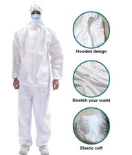 Disposable Coveralls White