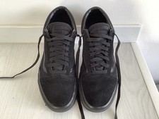 VANS LADIES BLACK PLATFORM STYLE PUMPS SIZE UK 6.5