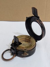 Old Vintage DOLLOND LONDON Marching Brass Compass. WW1 WW2? Please Read