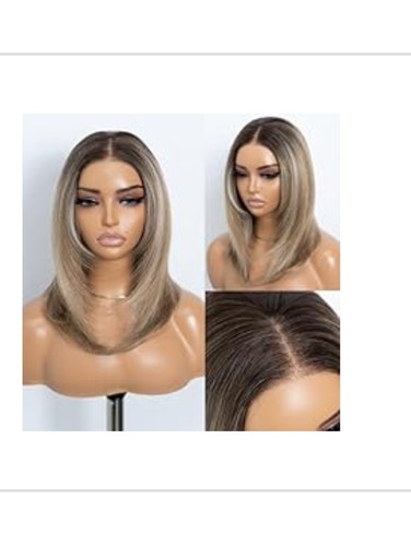 Blonde short layered - blonde,