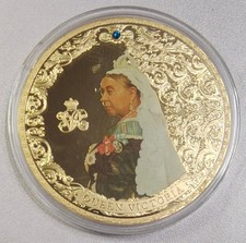 Gold plated queen victoria - queen,