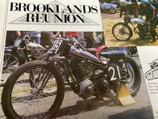 BROOKLANDS NEW IMPERIAL COTTON BLACKBURNE PICTURE MOTORCYCLE ARTICLE