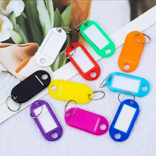 10x multi colours key tags - 10x,