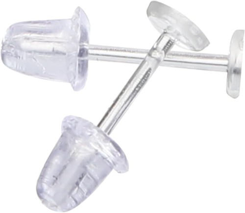 Unfinished plastic earring - unfinished,