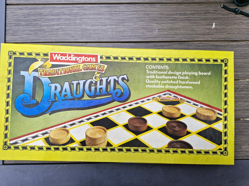 Waddingtons draughts 1980s - waddingtons,