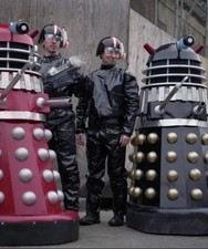 ROBOMAN costume DALEKMANIA 3O YEARS IN THE TARDIS. DALEKS INVASION EARTH 2150 AD