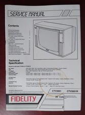FIDELITY CTV2001 CTV2001R 20"