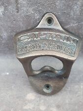 Brass Finish Captain My Boat My Rules Wall Mounted Beer Bottle Opener