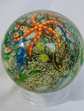 Art Glass Marble Starfish