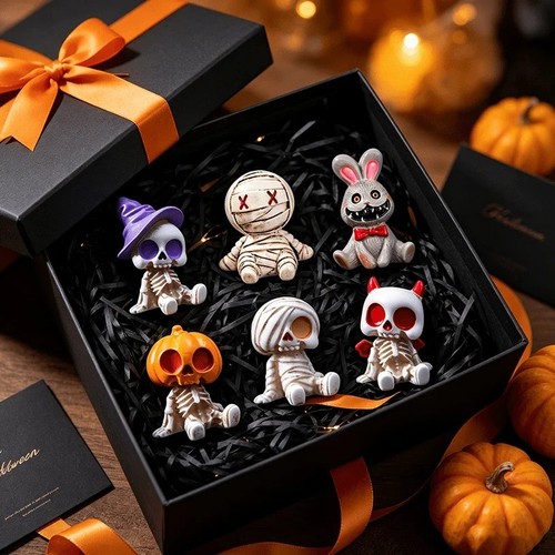 Skeleton statues 6pcs - statues,