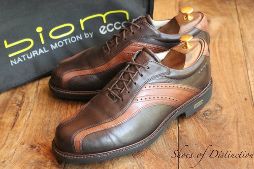 Ecco tan brown leather oxford - leather,