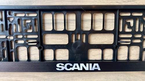 Scania truck number plate - scania,